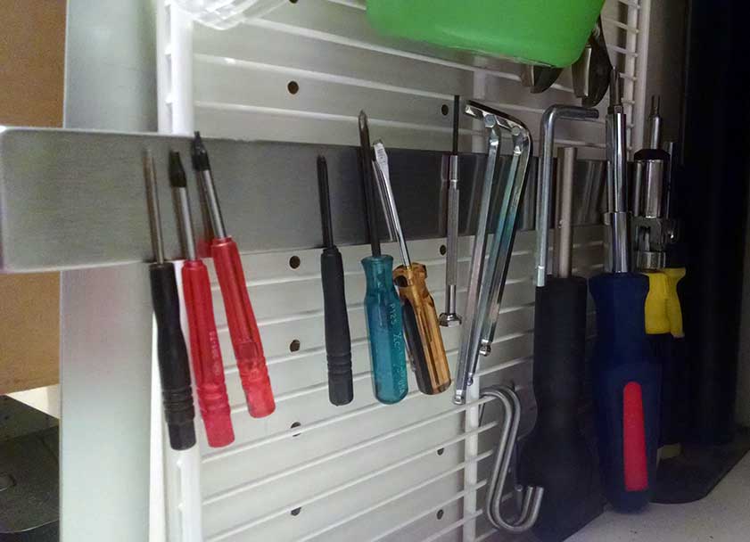 Tindie Blog Workspaces and alternatives to pegboards