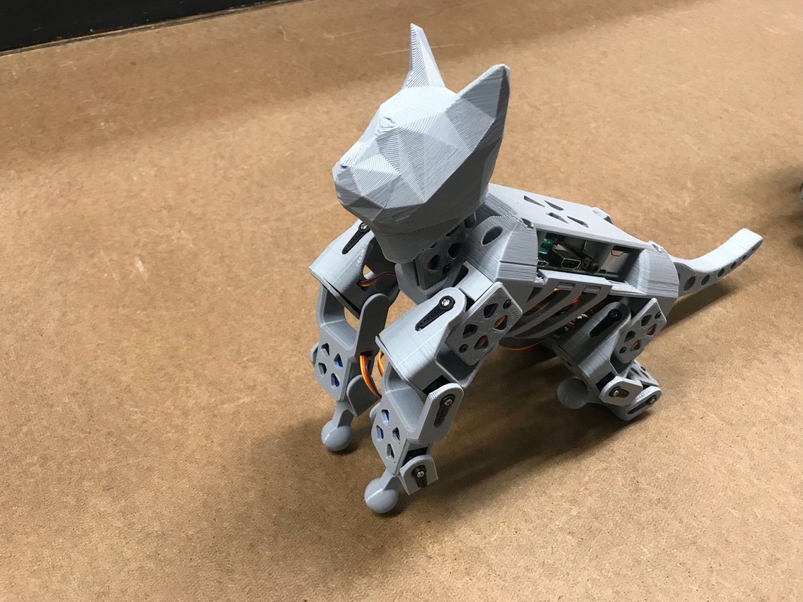 lego robot cat